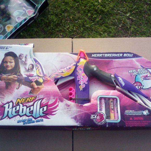 Nerf Rebelle Heartbreaker Bow (Flame Design) - Picture 1 of 1